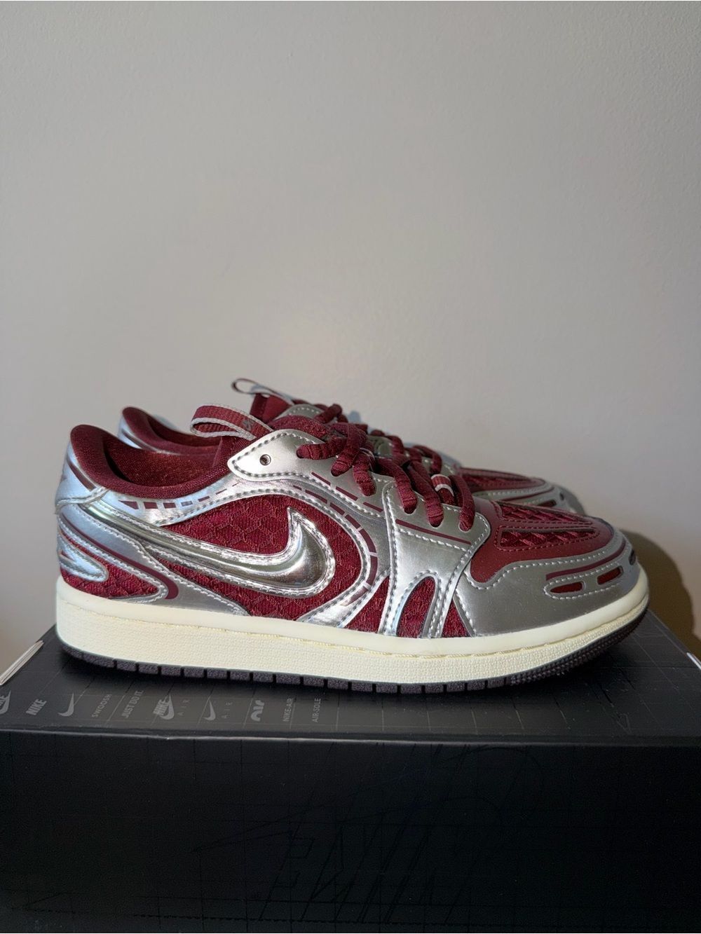Air Jordan 1 Low V3 Dark Team Red HQ2186-600 Women’s Size 6